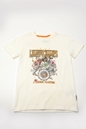 FRANKLIN & MARSHALL-Παιδικό t-shirt FRANKLIN & MARSHALL FM132 λευκό